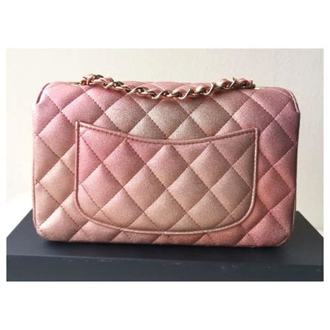 hot pink chanel bag|chanel pink iridescent bag.